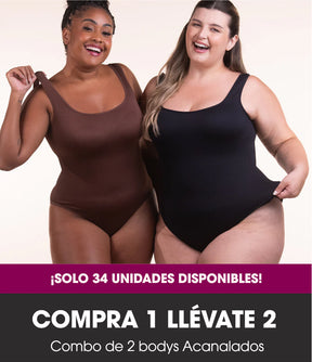 2 Bodys Shaper Acanalados – Compra 1  Llévate 2