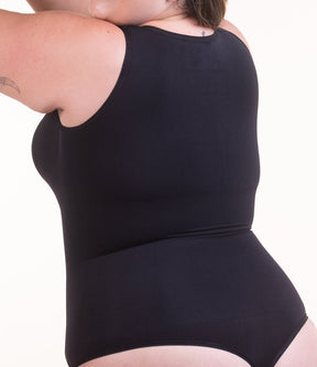 Body Chic - Body Moldeador con Escote Alto y sin Costuras