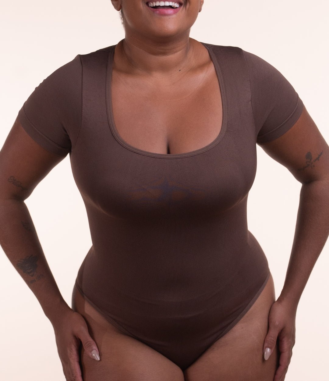 Body Confort – Body de Manga Corta sin Costuras
