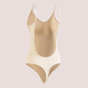 Body Curve Naked – Body Moldeador con Abertura Higiénica y Espalda Descubierta