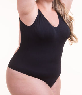 Body Curve Naked – Body Moldeador con Abertura Higiénica y Espalda Descubierta