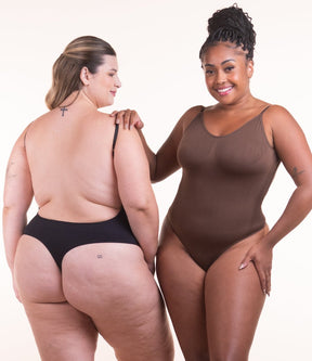 Body Curve Naked – Body Moldeador con Abertura Higiénica y Espalda Descubierta
