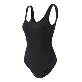 Body Shaper – Body moldeador acanalado con abertura higiénica