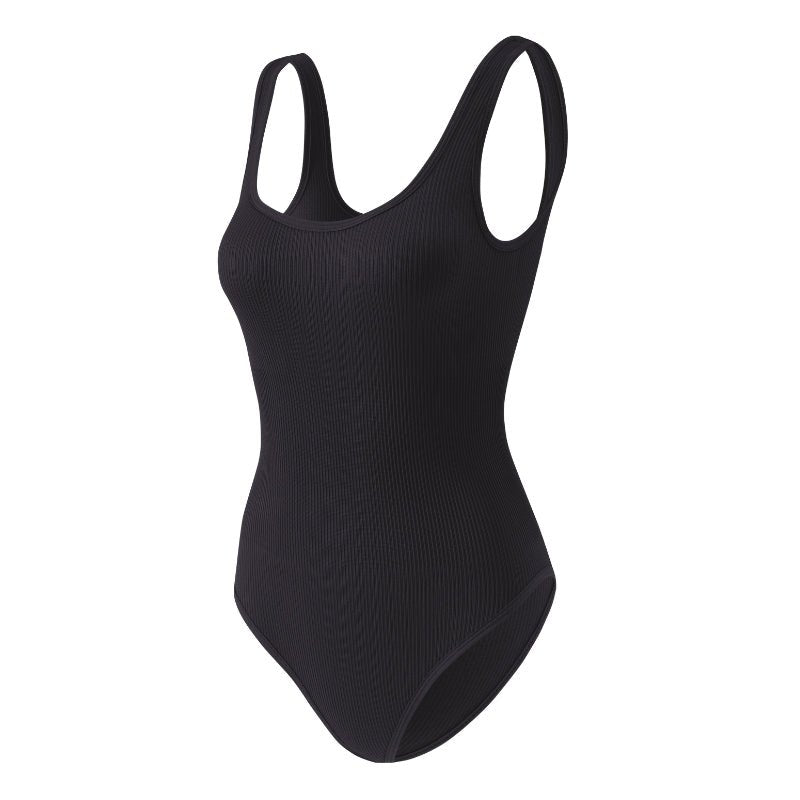 Body Shaper – Body moldeador acanalado con abertura higiénica