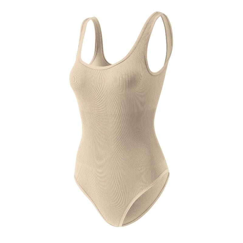 Body Shaper – Body moldeador acanalado con abertura higiénica