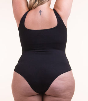 Body Shaper – Body moldeador acanalado con abertura higiénica