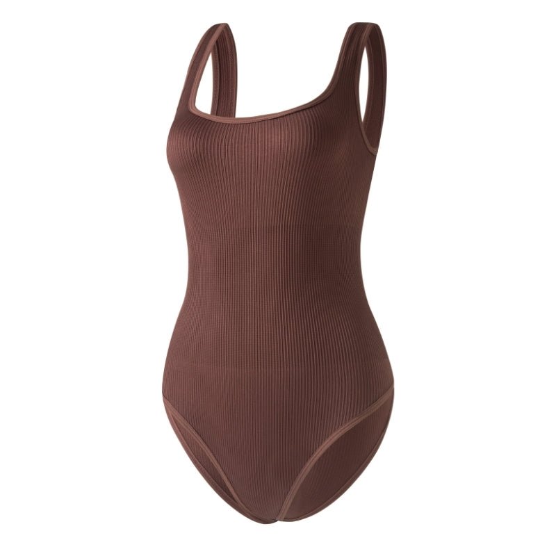 Body Shaper – Body moldeador acanalado con abertura higiénica