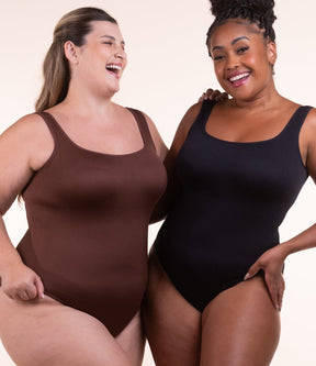 Body Shaper – Body moldeador acanalado con abertura higiénica