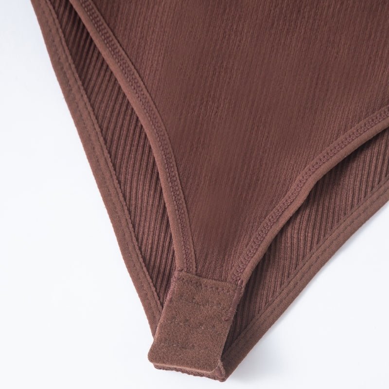 Body Shaper – Body moldeador acanalado con abertura higiénica