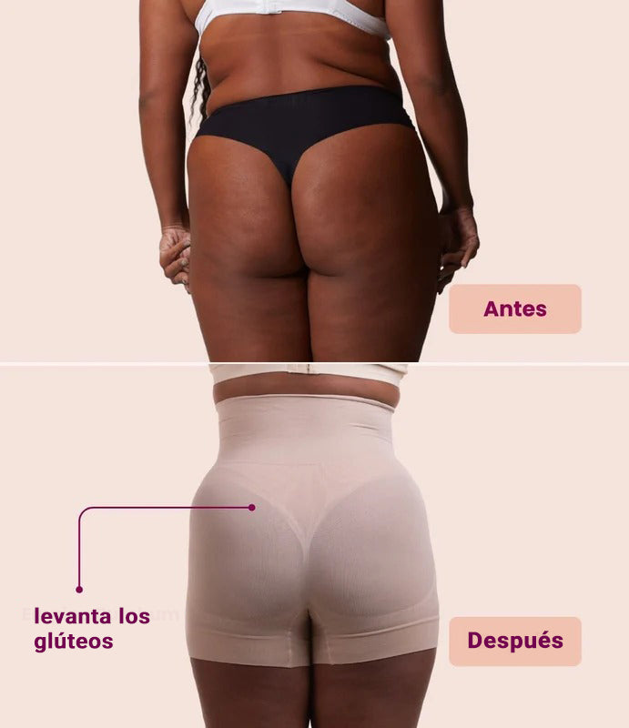 Mid Shaper - Short Moldeador de Cintura Media con Silicona