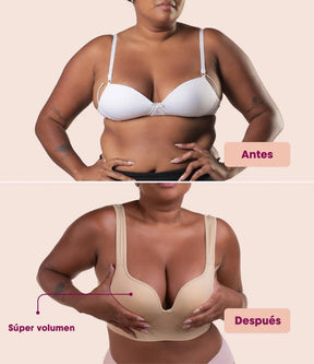 Brasier Efecto Push Up - Realza el Busto Sin Varillas Que Lastiman