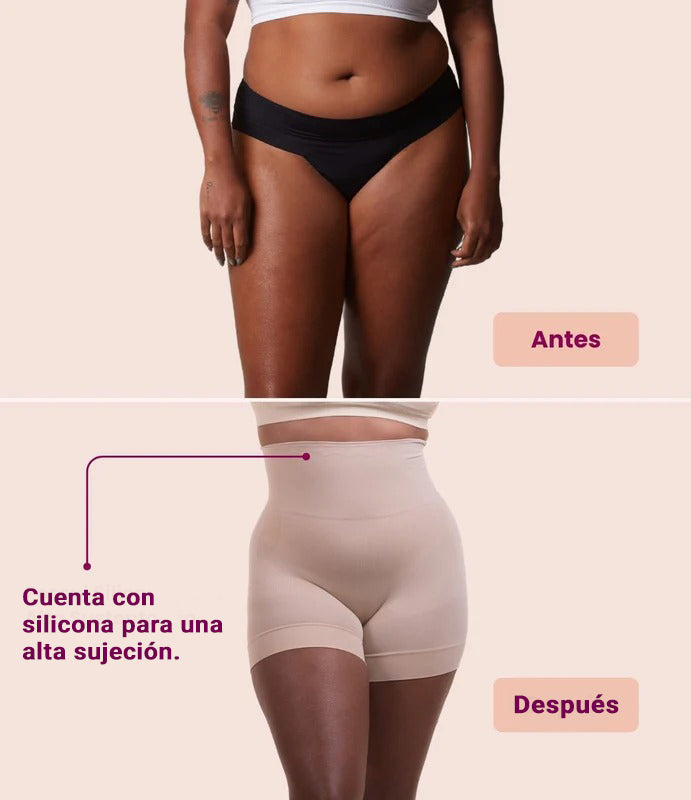 Mid Shaper - Short Moldeador de Cintura Media con Silicona